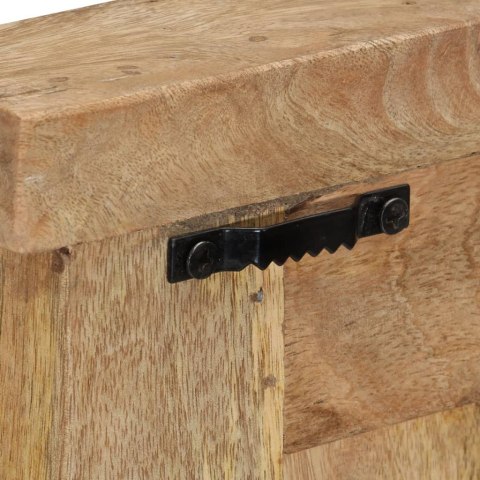 WIESZAKI NA PŁASZCZE 2 SZT. LITE DREWNO MANGO 38X100CM