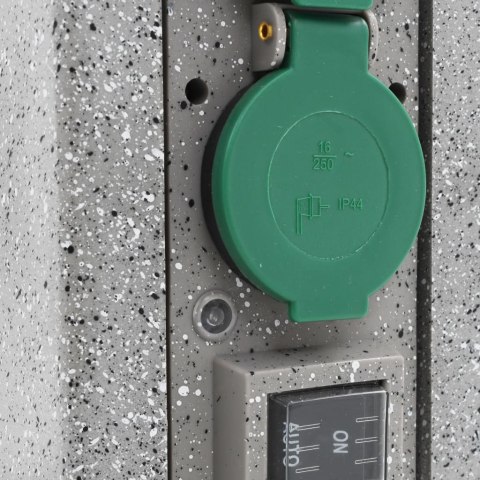 GNIAZDO OGRODOWE Z CZUJNIKIEM ZMIERZCHU KOLUMNA PLASTIK