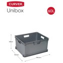 CURVER SKRZYNKA UNIBOXXL 60 L SZARA