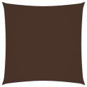 ŻAGIEL PRZECIWSŁONECZNY OGRODOWY WODOODPORNY MARKIZA TARAS KWADRAT 3X3M BRĄZOWY