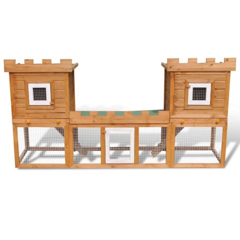 DUŻA KLATKA DLA KRÓLIKÓW LUB INNYCH ZWIERZĄT 2-POZIOMOWA