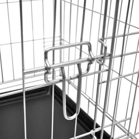 SKŁADANA METALOWA KLATKA DLA PSA ROZMIAR L