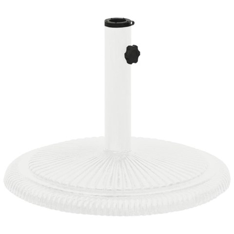 PODSTAWA POD PARASOL BIAŁA 45X45X30CM ŻELIWO