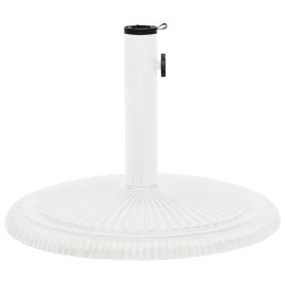 PODSTAWA POD PARASOL BIAŁA 45X45X30CM ŻELIWO