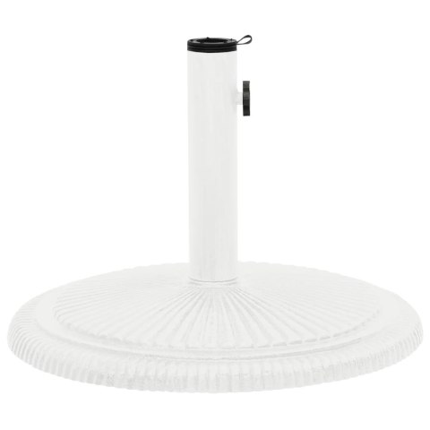 PODSTAWA POD PARASOL BIAŁA 45X45X30CM ŻELIWO
