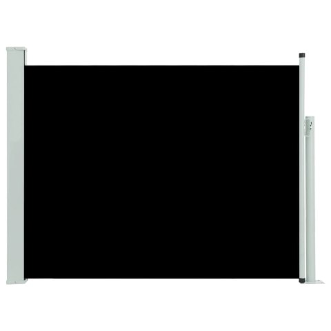 WYSUWANA MARKIZA BOCZNA NA TARAS 140X 500CM CZARNA