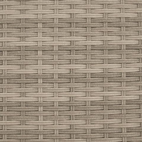 LEŻAKI ZE STOLIKIEM 2 SZT. JASNOSZARE POLIRATTAN