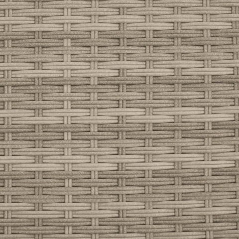 LEŻANKA OGRODOWA Z ZADASZENIEM I PODUSZKAMI JASNOSZARA, POLIRATTAN