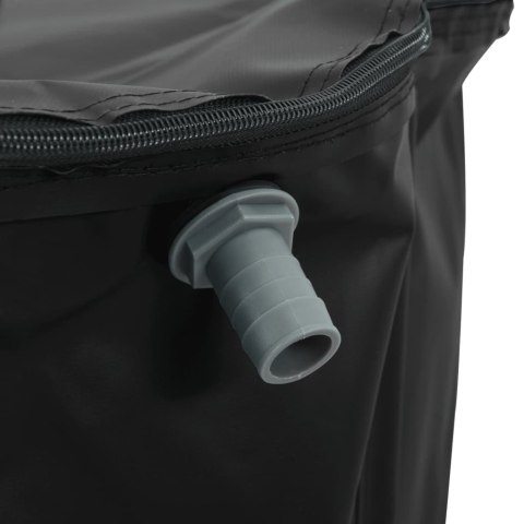 ZBIORNIK NA WODĘ DESZCZOWĄ Z KRANIKIEM SKŁADANY 1000 L PVC