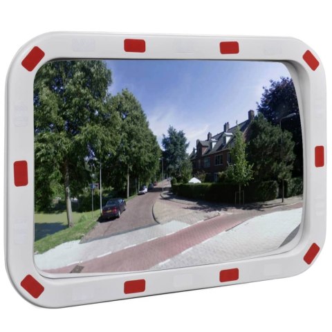 CONVEX LUSTRO DROGOWE PROSTOKĄTNE 40X 60CM Z ODBLASKOWĄ RAMĄ