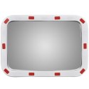 CONVEX LUSTRO DROGOWE PROSTOKĄTNE 40X 60CM Z ODBLASKOWĄ RAMĄ