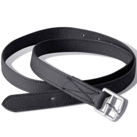 ZESTAW DO OSIODŁANIA KONIA 16" Z NATURALNEJ SKÓRY CZARNY 14CM 5 W 1