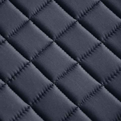 ZESTAW DO OSIODŁANIA KONIA 16" Z NATURALNEJ SKÓRY CZARNY 14CM 5 W 1