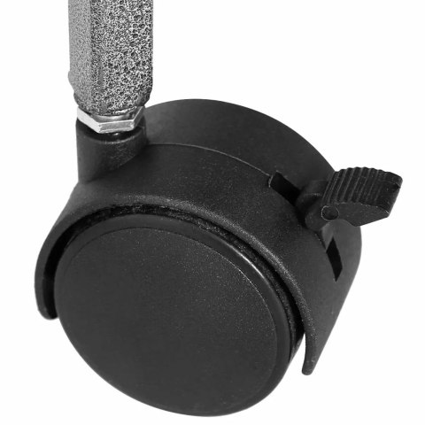 KLATKA DLA PTAKÓW STALOWA CZARNA 66X66X155CM