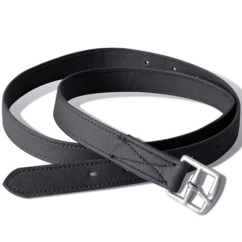 ZESTAW DO OSIODŁANIA KONIA 17,5" Z NATURALNEJ SKÓRY CZARNY 12CM 5 W 1