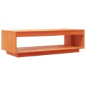 STOLIK KAWOWY WOSKOWY BRĄZ 110X50X33,5CM DREWNO SOSNOWE
