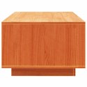 STOLIK KAWOWY WOSKOWY BRĄZ 110X50X33,5CM DREWNO SOSNOWE