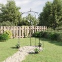 PERGOLA OGRODOWA CZARNA Ø180X255CM STALOWA
