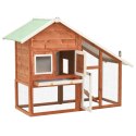 KLATKA DLA KRÓLIKA 140X63X120CM DREWNO JODŁOWE
