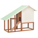 KLATKA DLA KRÓLIKA 140X63X120CM DREWNO JODŁOWE