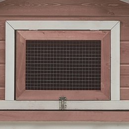 KLATKA DLA KRÓLIKA MOKKA 303X60X86CM DREWNO SOSNY I JODŁY