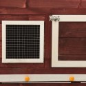KLATKA DLA KRÓLIKA MOKKA I BIEL 140X63X120CM DREWNO JODŁOWE