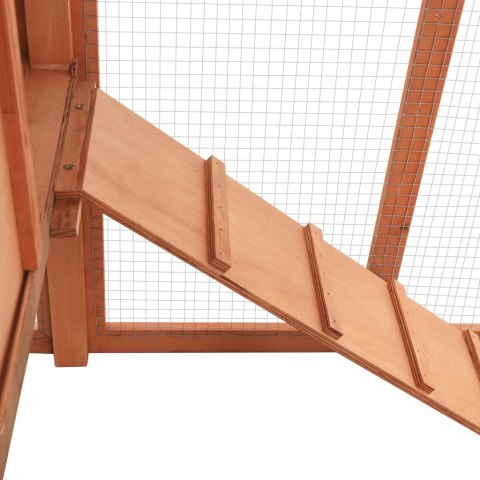 KLATKA DLA KURCZĄT Z GNIAZDEM DREWNO JODŁOWE