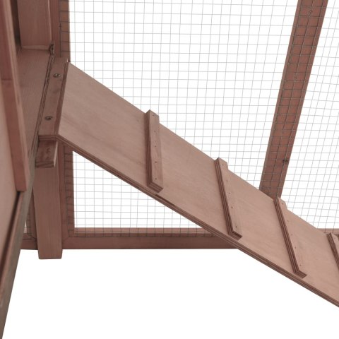 KLATKA DLA KURCZĄT Z GNIAZDEM DREWNO JODŁOWE