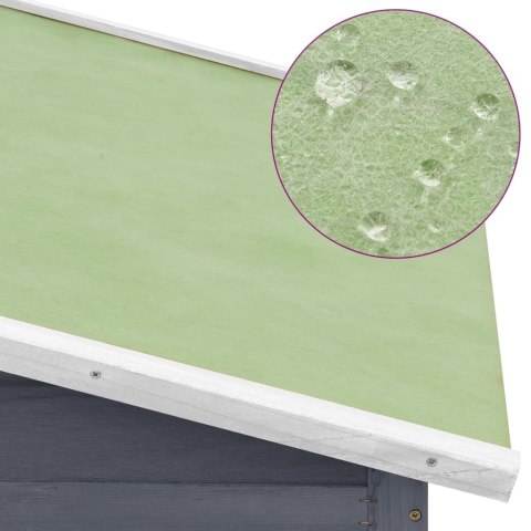 KLATKA DLA KURCZĄT Z GNIAZDEM SZTARO-BIAŁA DREWNO JODŁOWE