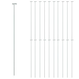 PODPÓRKI DO ROŚLIN KWIATÓW KRZEWÓW OWOCOWYCH 20 SZT. 91CM STALOWE
