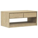 STOLIK KAWOWY SAUDA KOLOR DĘBU 99X55X45CM DREWNO SOSNOWE