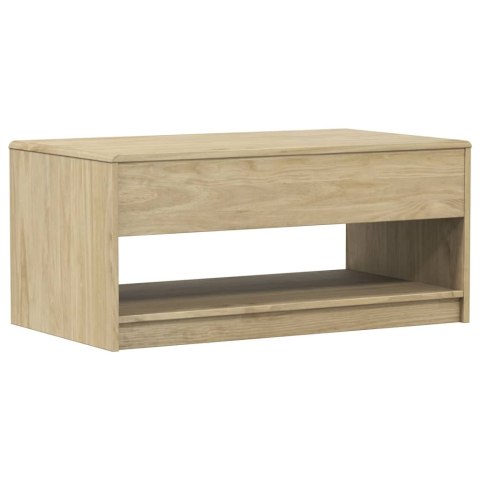 STOLIK KAWOWY SAUDA KOLOR DĘBU 99X55X45CM DREWNO SOSNOWE