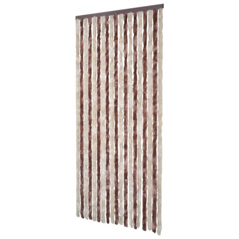 ZASŁONA PRZECIWKO OWADOM BEŻ I JASNY BRĄZ 120X220CM SZENIL