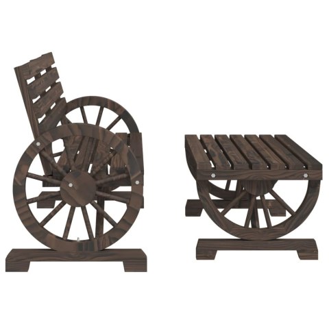 2-CZ. ZESTAW MEBLI OGRODOWYCH LITE DREWNO JODŁOWE