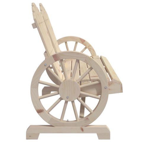 2-OSOBOWE KRZESŁO OGRODOWE ADIRONDACK LITE DREWNO JODŁOWE