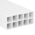 LISTWA KANAŁ KABLOWY KORYTKO POKRYWA 60X60MM 10M PVC