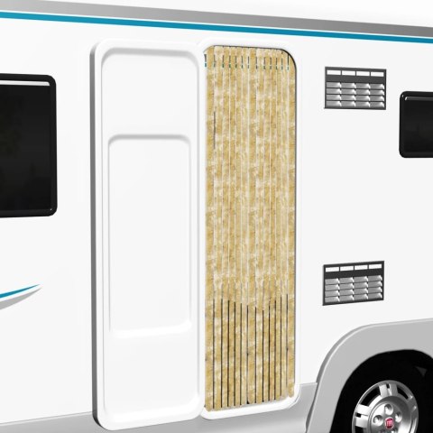 ZASŁONA PRZECIWKO OWADOM BEŻOWA 120X220CM SZENIL