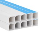 LISTWA KANAŁ KABLOWY KORYTKO POKRYWA SAMOPRZYLEPNA 25X25MM 10M PVC