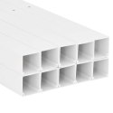 LISTWA KANAŁ KABLOWY KORYTKO POKRYWA 150X50MM 10M PVC