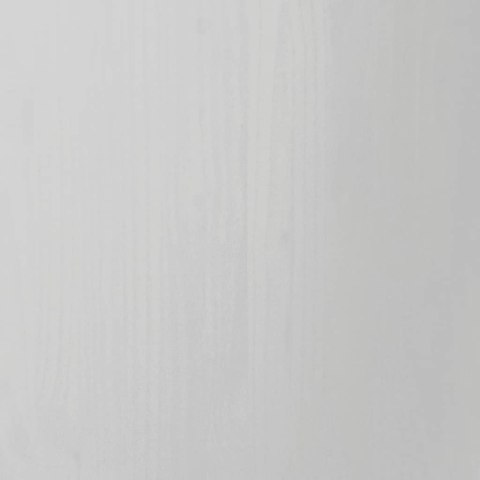 SZAFKA NA KÓŁKACH Z BIURKIEM MOSS BIAŁA DREWNO SOSNOWE