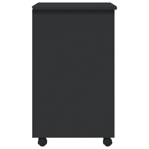 SZAFKA NA KÓŁKACH MOSS Z SZUFLADAMI SZARA SOSNA