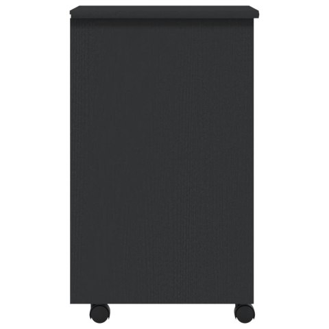 SZAFKA NA KÓŁKACH MOSS Z SZUFLADAMI SZARA SOSNA