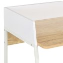 BIURKO BIAŁO-DĘBOWE 90X60X88CM