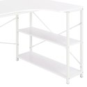 BIURKO KOMPUTEROWE BIAŁE 120X72X70CM