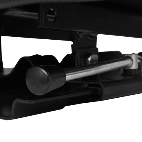 FOTEL DO CIĄGNIKA Z OPARCIEM CZARNY