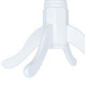 STÓŁ BIAŁY 106CM LITE DREWNO KAUCZUKOWCA