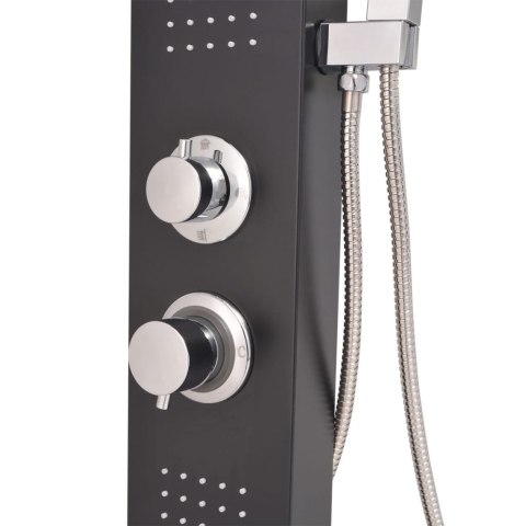 PANEL PRYSZNICOWY ALUMINIOWY CZARNY MATOWY