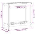 STOLIK OGRODNICZY Z PÓŁKĄ 82,5X35X75CM LITE DREWNO DAGLEZJI