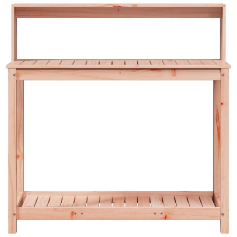 STOLIK OGRODOWY Z PÓŁKAMI 108X50X109,5CM DREWNO DAGLEZJOWE