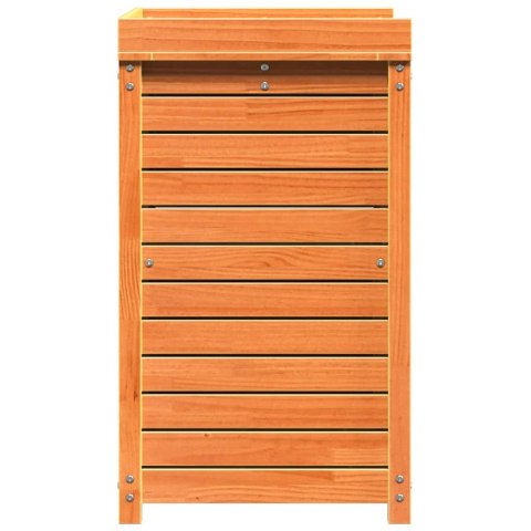 STOLIK OGRODNICZY Z PÓŁKAMI BRĄZOWY 82,5X50X86,5CM SOSNA